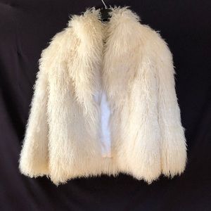 Vintage Tibet lamb fur coat